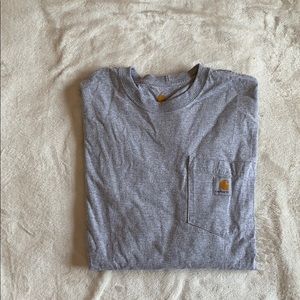 Grey Carhartt long sleeve T-shirt